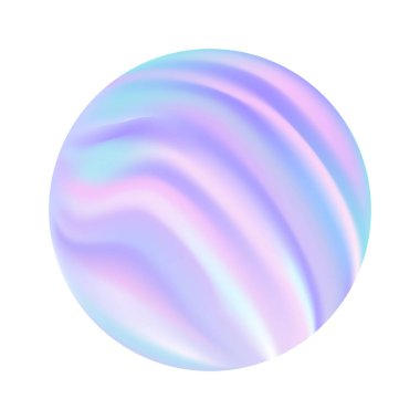 Holografik yaratıcı folyo şekli. 