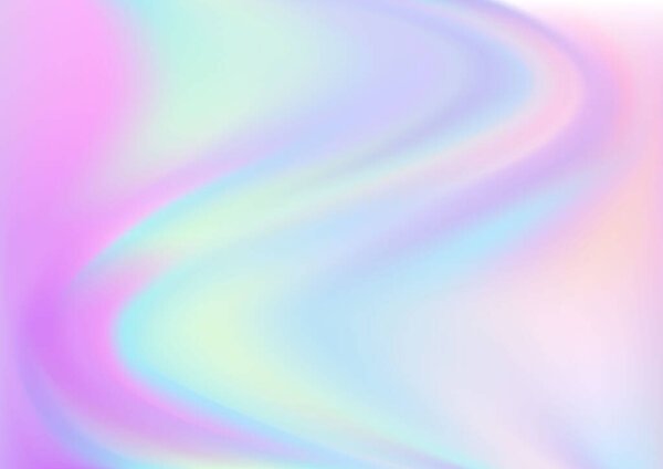 Holographic creative foil backdrop. Modern vector design.