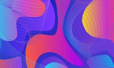 Modern sıvı soyut arka plan. Premium vektörü.