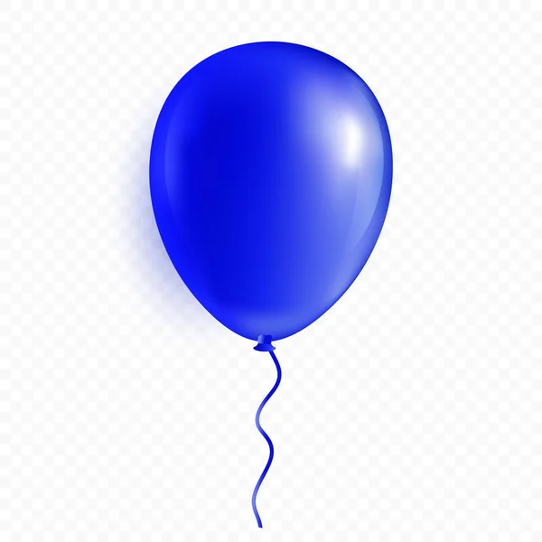 Glänsande heliumballong. Bidragsvektor. — Stock vektor