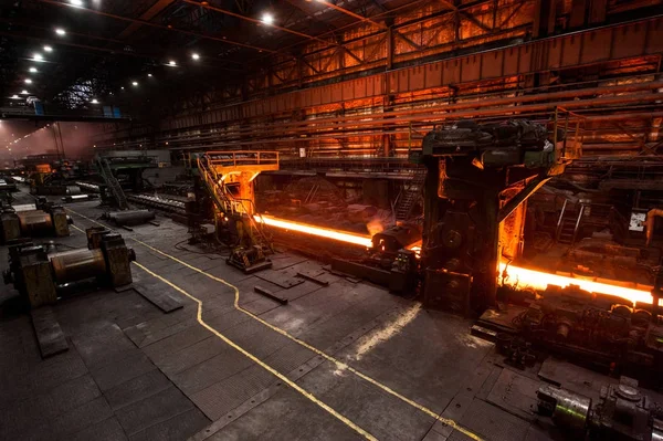 Het Productieproces Rolling Mill — Stockfoto