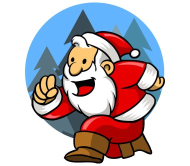 Mutlu çalışma Santa