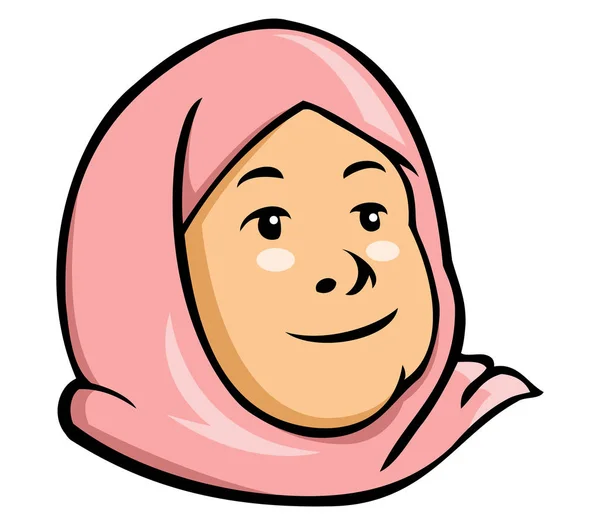 Moslem Kid Girl - Stok Vektor