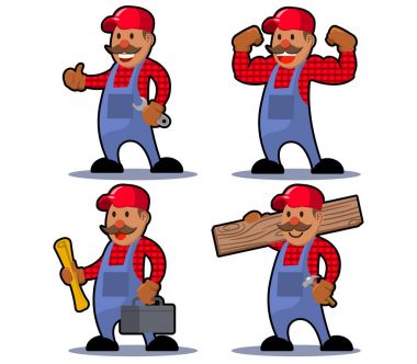 Çalışan adam bıyık