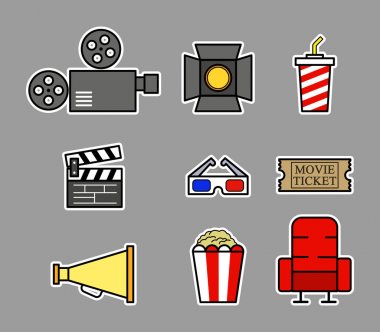 Sinema grafik kalın anahat