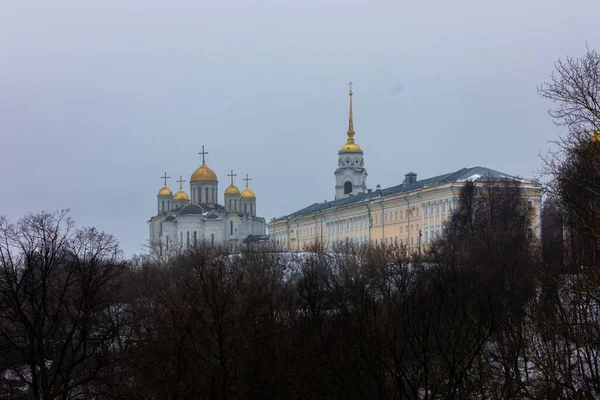 Rusland Stad Vladimir Assumptie Kathedraal — Stockfoto