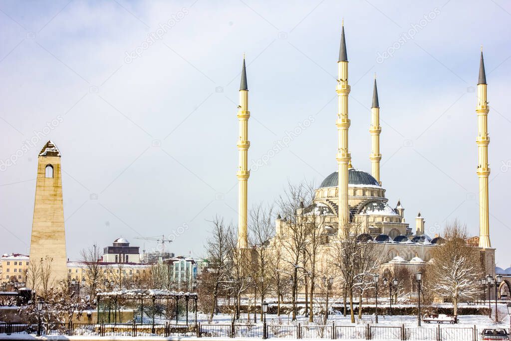 Russia Chechen Republic. Mosque 