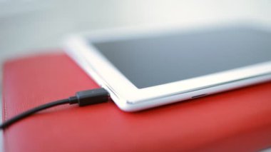 Yakın çekim kopukluk Usb şarj veya veri kablosu