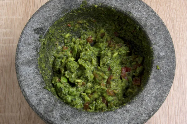 Guacamole. Proces gotowania, Krok 14. Zdjęcia Stockowe bez tantiem