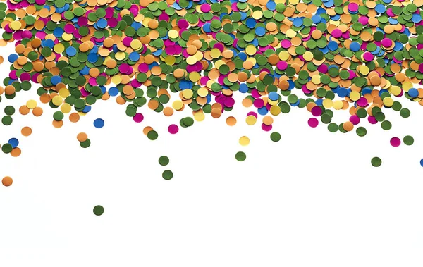 Kleurrijke Heldere Confetti Feestelijke Achtergrond Verjaardagsfeestje — Stockfoto