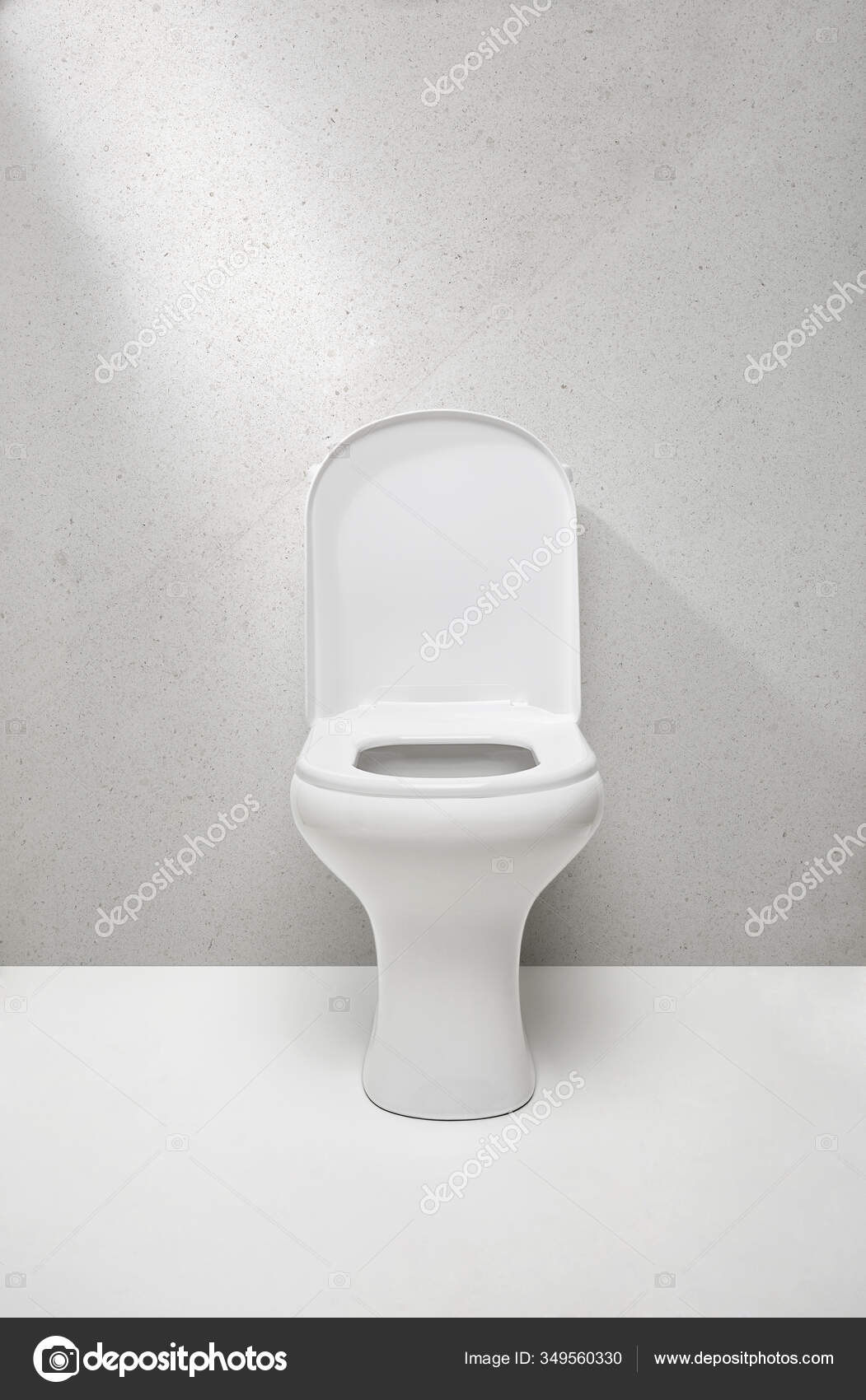 Toilet Front View Isolated White Background — Stock Photo © dio5050  #349560330, image size:1051x1700