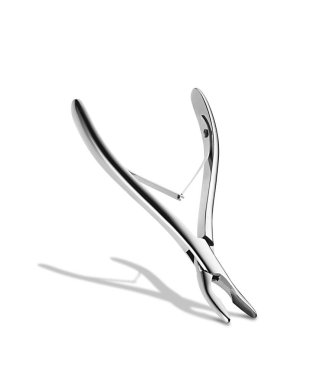 Kırpıcının beyaz arkaplanda izole edilmiş görüntüsü