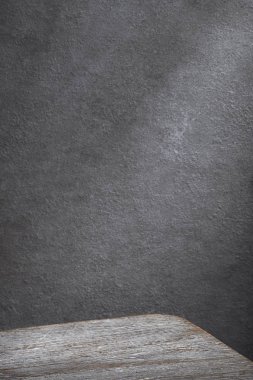 Metin için boş alanı olan boş tahta tablo