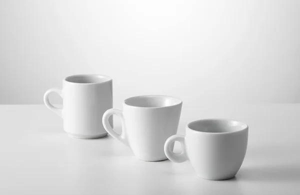 Cups White Background — Stock Photo, Image