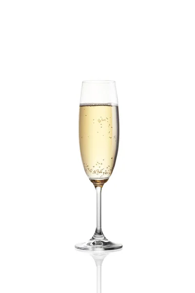 Champagne Glass Isolated White Background — Stock Photo, Image