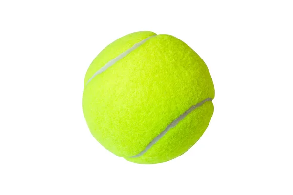 Tennisbal Geïsoleerd Een Witte Achtergrond Marco Close — Stockfoto