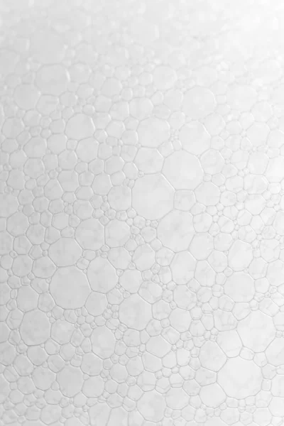 Bolhas Sabão Macro Fundo Branco Com Foco Seletivo Textura Abstrata — Fotografia de Stock