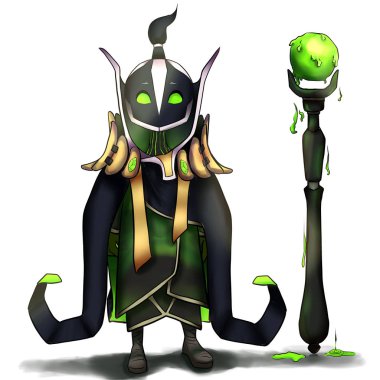 Oyunun karakteri, zeka, telekinezi.