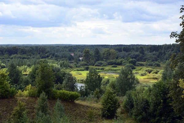 Řeka v Rusku, Ruská příroda — Stock fotografie