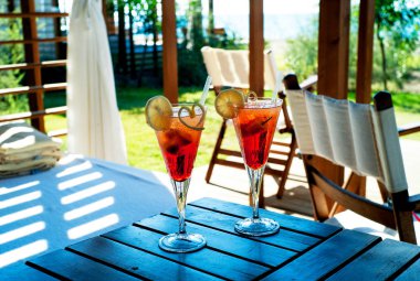 Kokteyl plaj tatil deniz