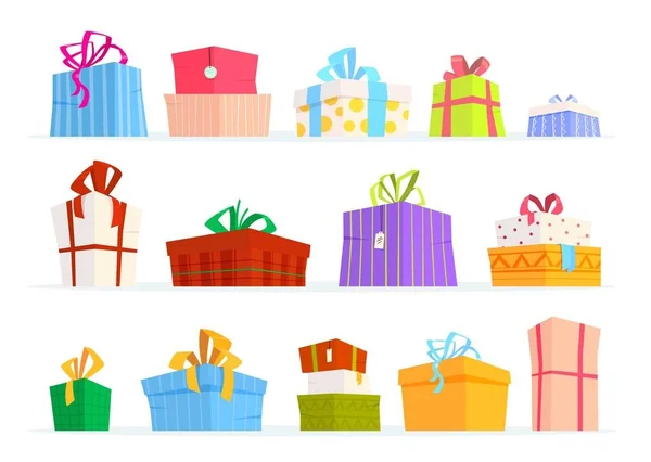 Hediye kutusu kümesi.