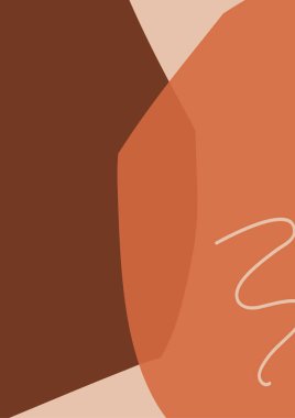 Soyut modern sanat minimal arkaplan poster resim baskısı