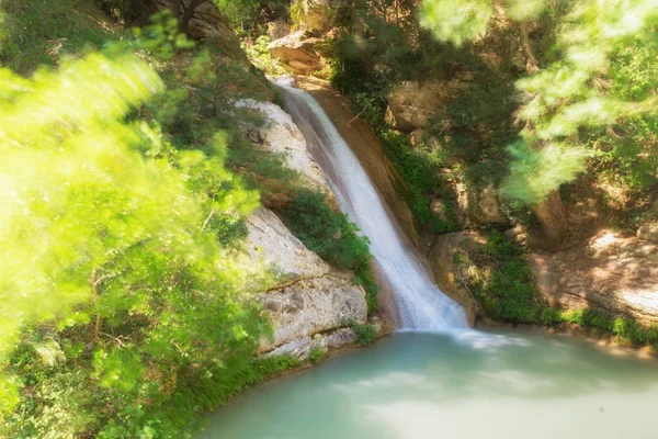 Waterfall of Neda in Greece. A touristic destination. — Stock Photo, Image
