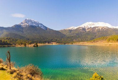 Ünlü Gölü Doxa Yunanistan Peloponnese.