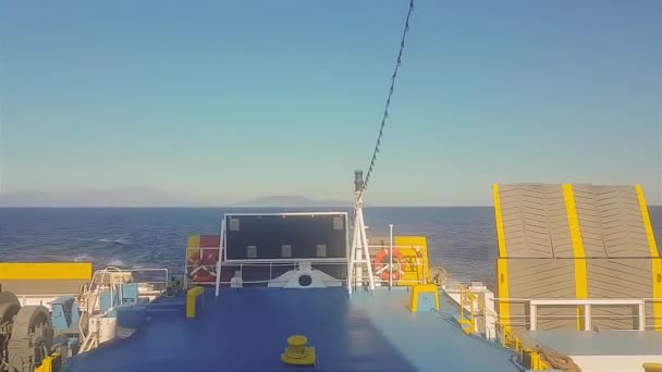 Athènes Grèce Juillet 2019 Bateau Arrivant Port Rafina Grèce — Video