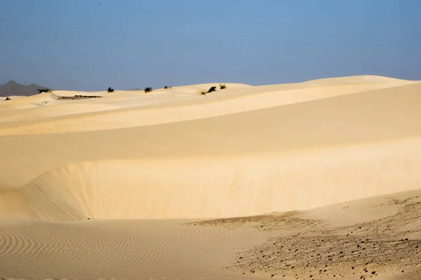 Sand desert in Cape Verdi — Stock Photo, Image