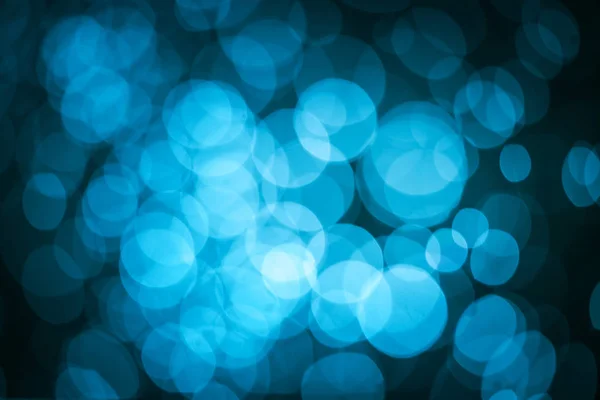 背景として抽象的な青いクリスマス ライト. — ストック写真