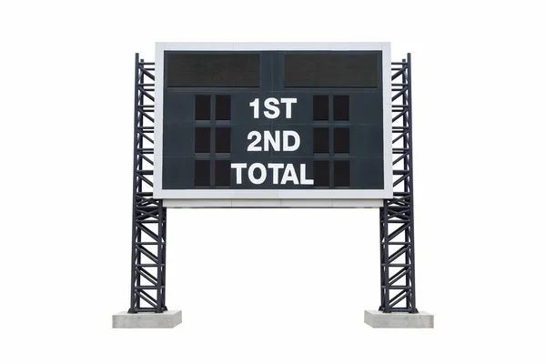 Mini scoreboard stadium. with clipping path — Stock Photo, Image