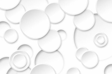 Arka plan doku soyut daire beyaz renk.