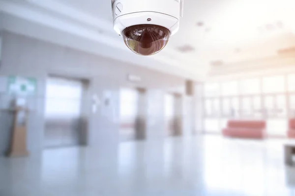 Cctv Überwachungskamera Mit Aufzugstüren Bürogebäude Modernem Gebäude — Stockfoto