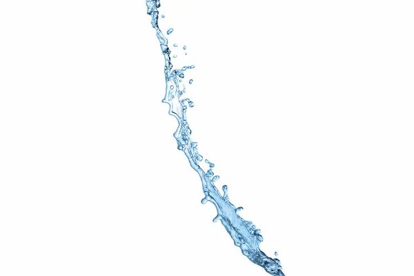 Сплеск Води Ізольовано Білому Тлі Концепція Чистої Води Вибірковий Фокус — стокове фото