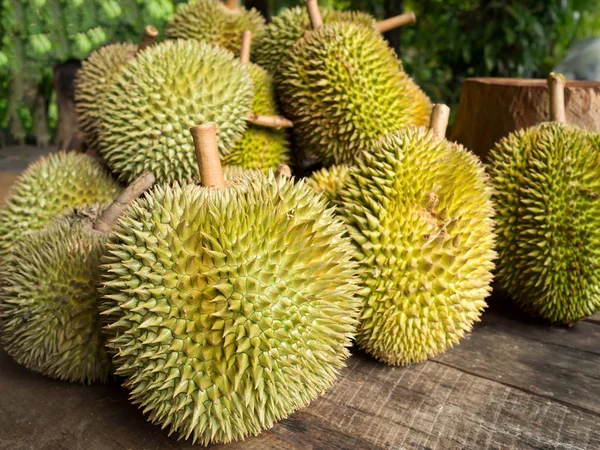 Fresh Durian Fruit King Fruit Which Has Specific Smell — 图库照片