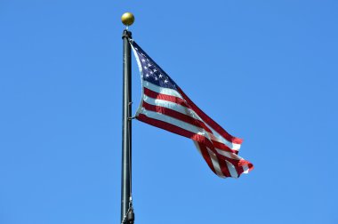 Bir Amerikan bayrağı.