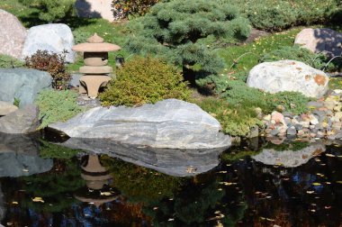 bir Japon bahçesi