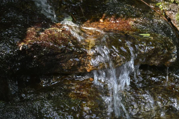 Küçük bir şelale.