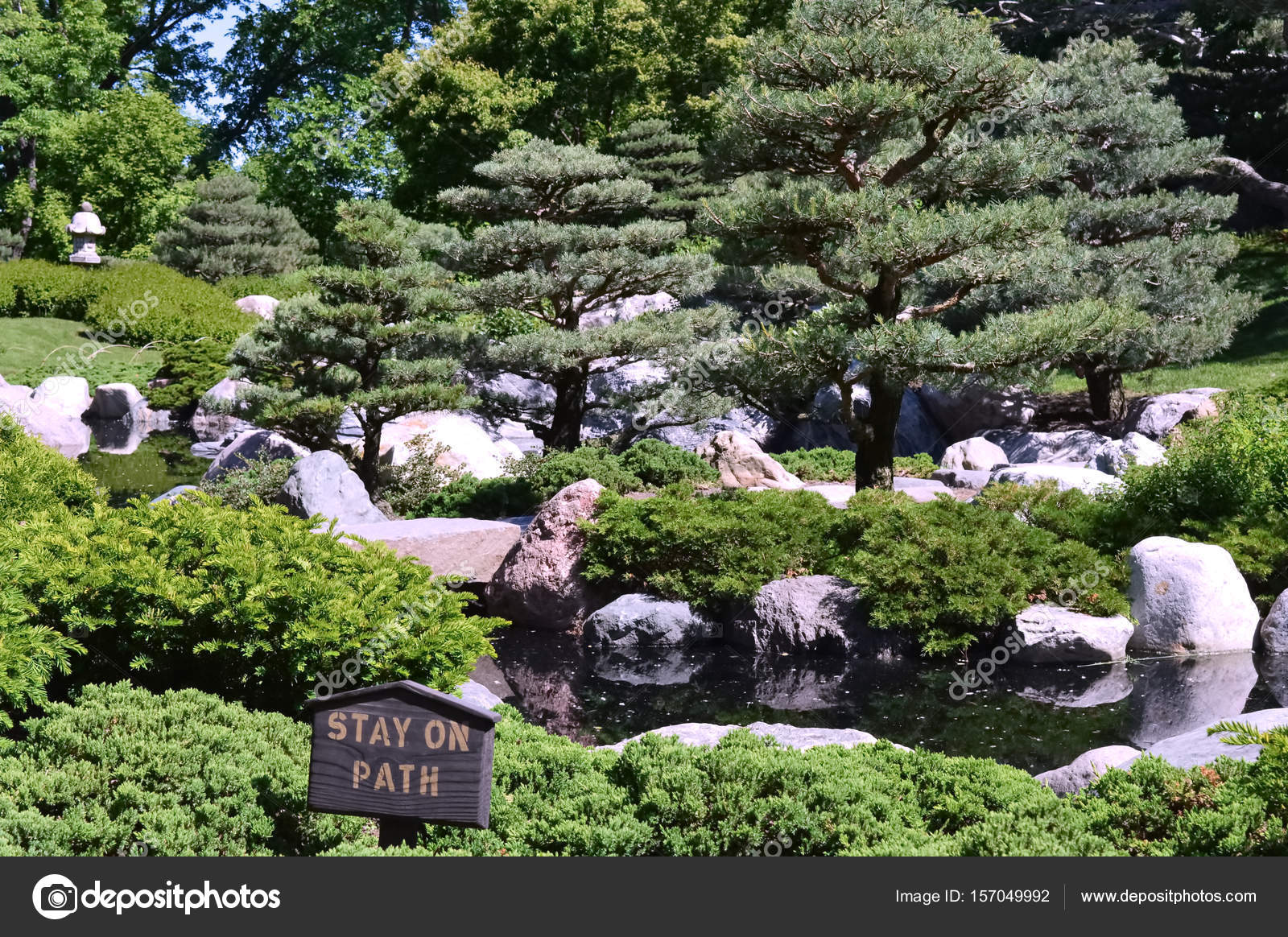 A Japanese Garden Stock Photo C Trek13 157049992