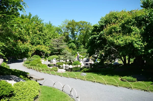 Un giardino giapponese — Foto Stock