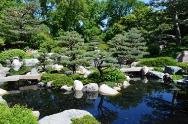 bir Japon bahçesi