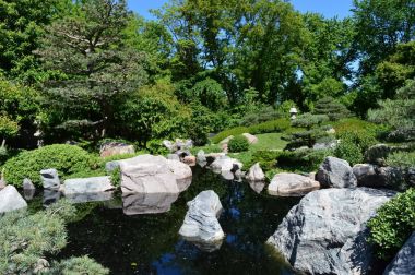 bir Japon bahçesi