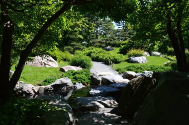bir Japon bahçesi