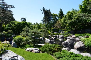 bir Japon bahçesi