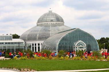 Saint Paul, Minnesota Haziran 2017: Geziye Como hayvanat bahçesinde St. Paul, Mn için bir sınıf.