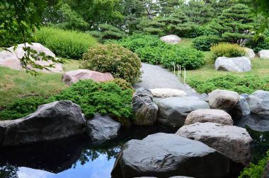 A Japanese Garden clipart