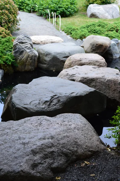 Un jardín japonés — Foto de Stock