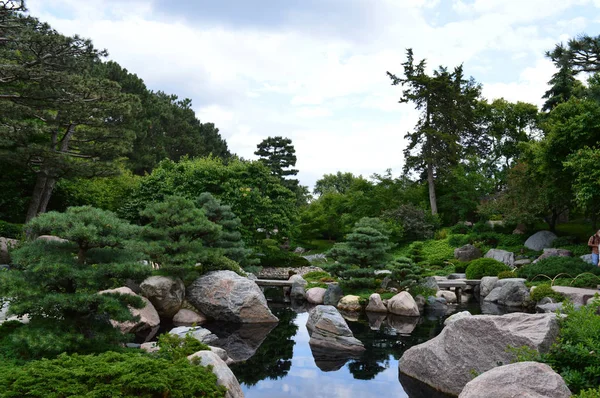 Un jardin japonais — Photo