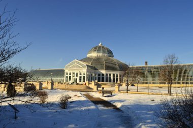 Saint Paul, Minnesota-Ocak 2017: Como Hayvanat Bahçesi ve kış aylarında limonlukta St. Paul, Mn.